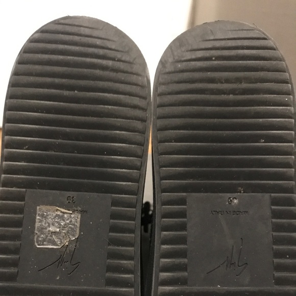 Giuseppe Zanotti Blue Plaid Sneakers - Picture 4 of 5